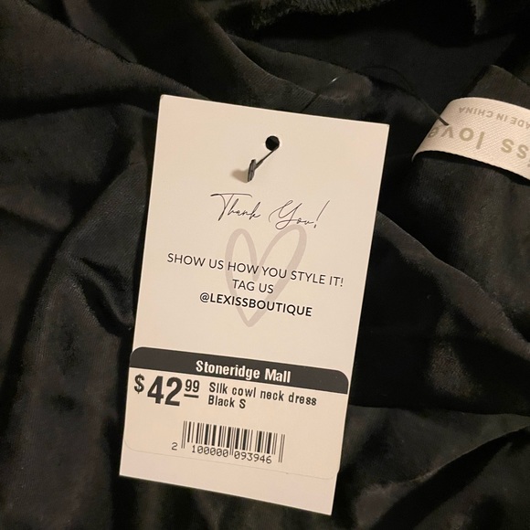 Miss Love silk dress - Picture 3 of 3